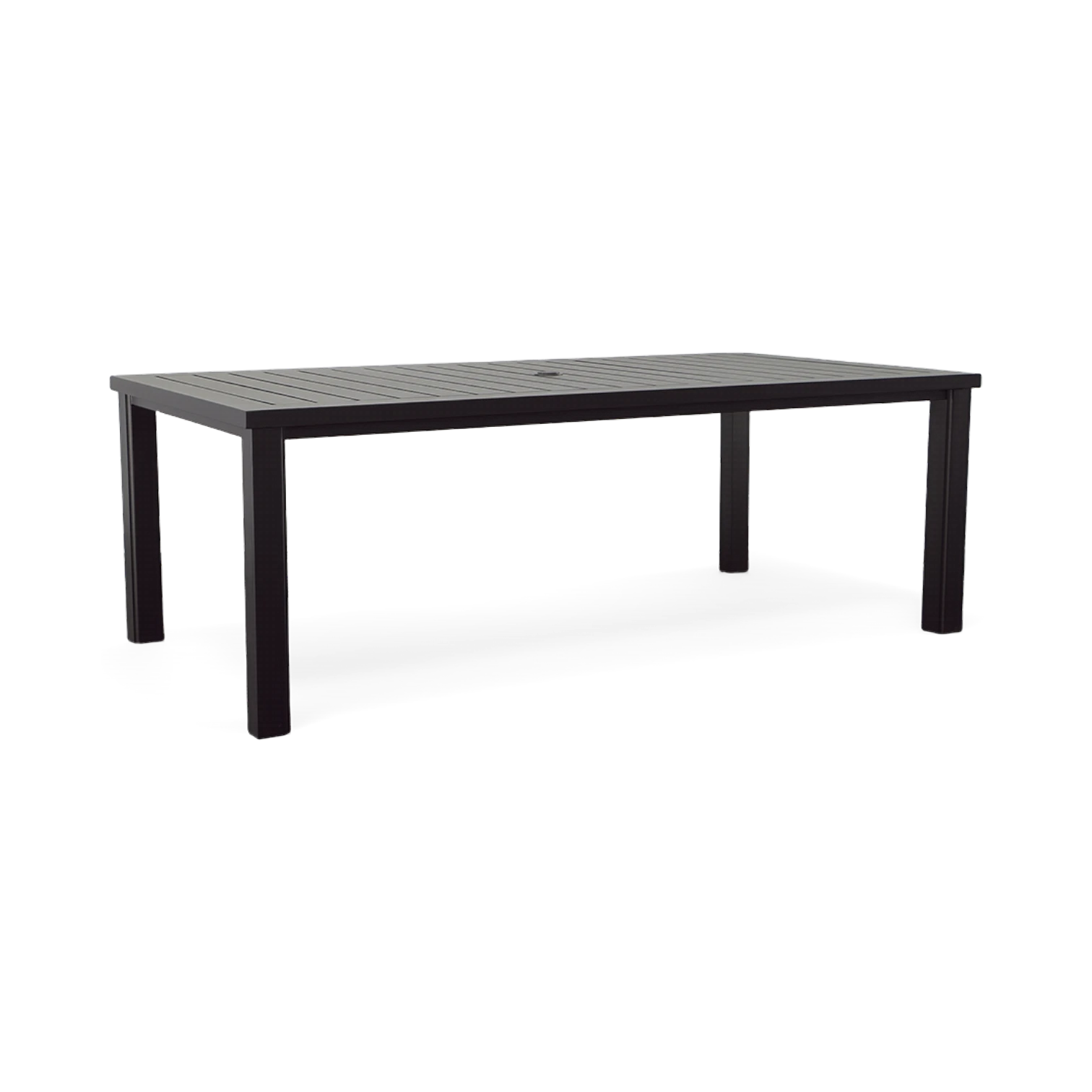 DOMINION 84" RECT. DINING UMBRELLA TABLE, DESERT MIST