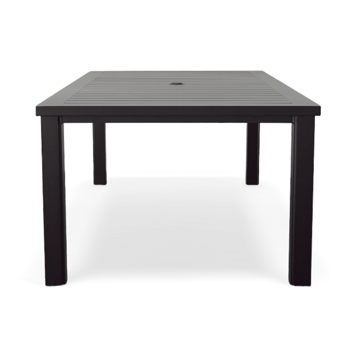 DOMINION 84" RECT. DINING UMBRELLA TABLE, DESERT MIST