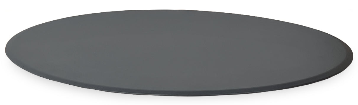 CAPRI FLAT METAL COVER for 24" RD BURNER, GRAPHITE
