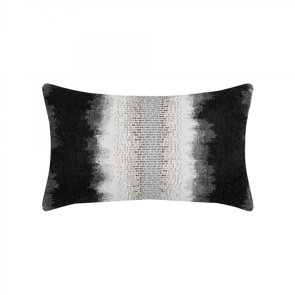 RESILIENCE CHARCOAL LUMBAR PILLOW