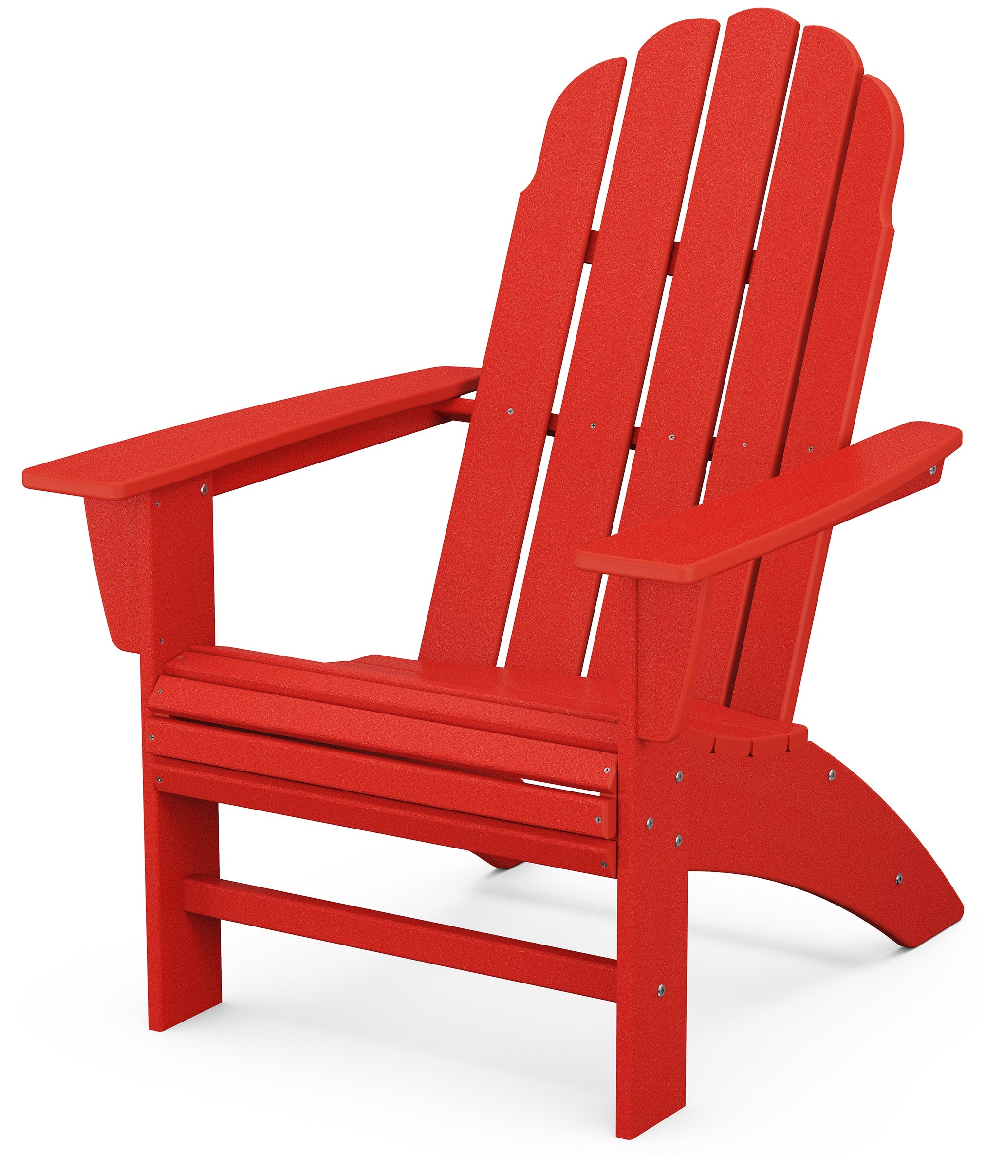 VINEYARD CURVEBACK ADIRONDACK CHAIR, SUNSET RED
