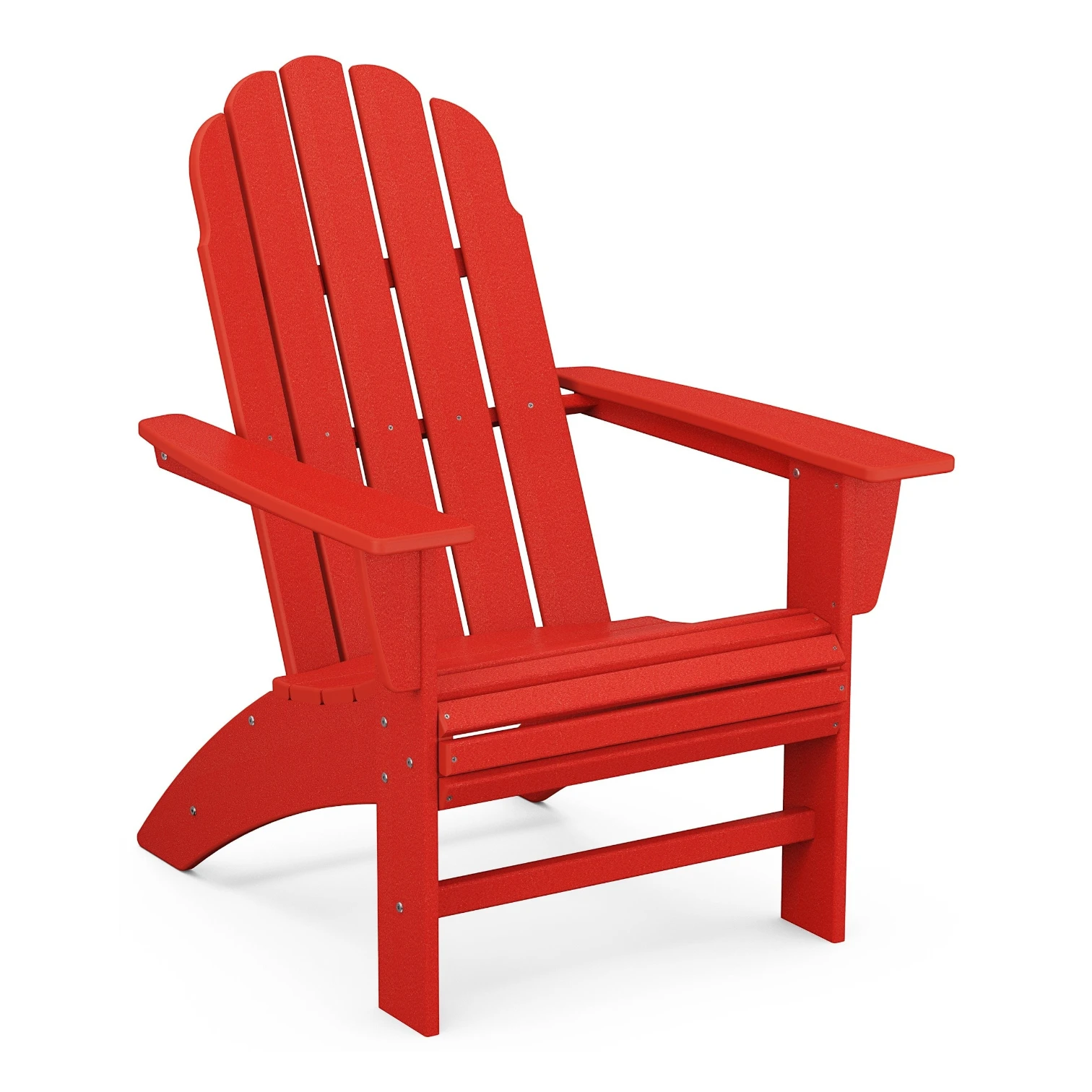VINEYARD CURVEBACK ADIRONDACK CHAIR, SUNSET RED