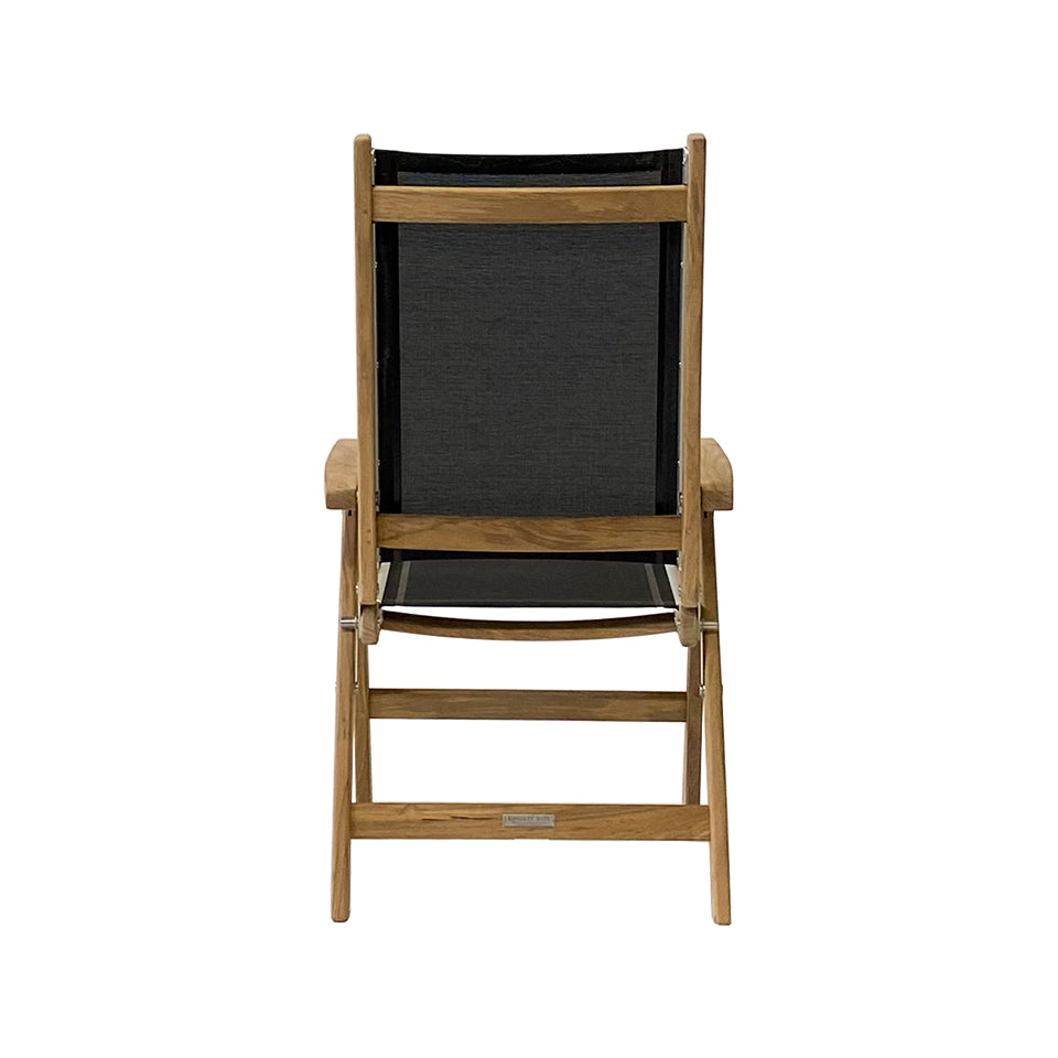 ST. TROPEZ ADJUSTABLE CHAIR, BLACK