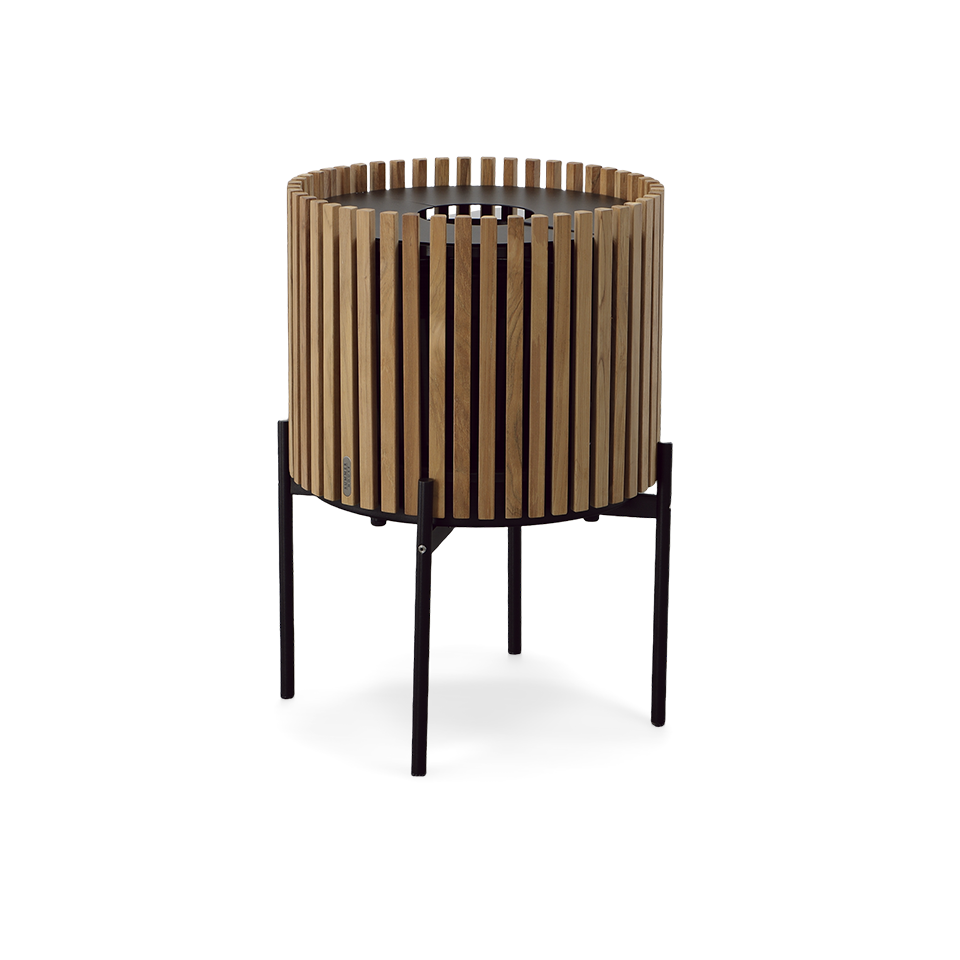 COMPASS TEAK PLANTER