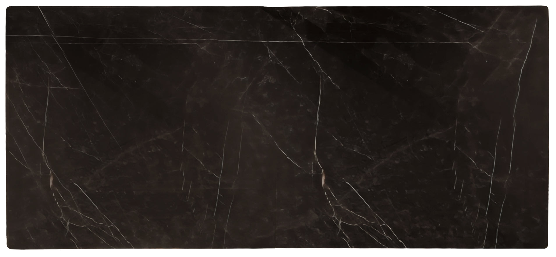 CARVER 86.5" RECTANGULAR DINING TABLE, NERO TOP