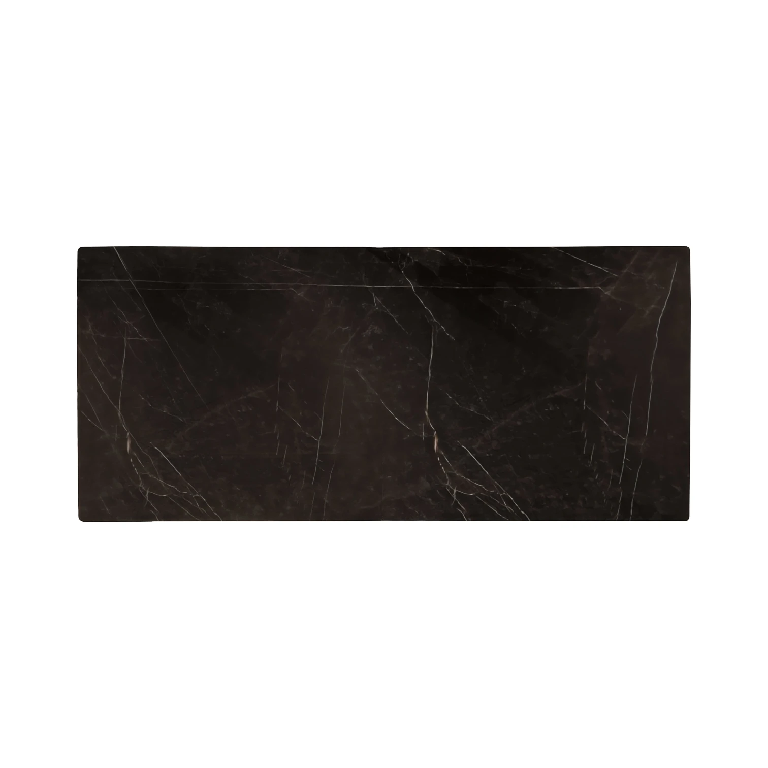 CARVER 86.5" RECTANGULAR DINING TABLE, NERO TOP