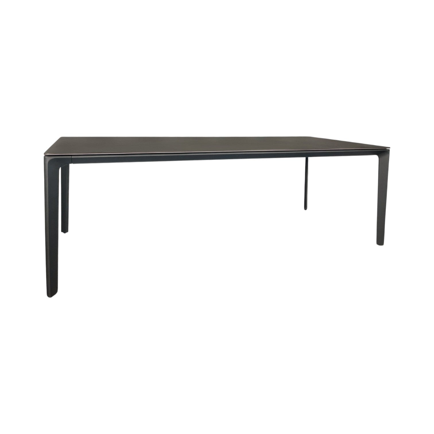 CARVER 86.5" RECTANGULAR DINING TABLE, NERO TOP