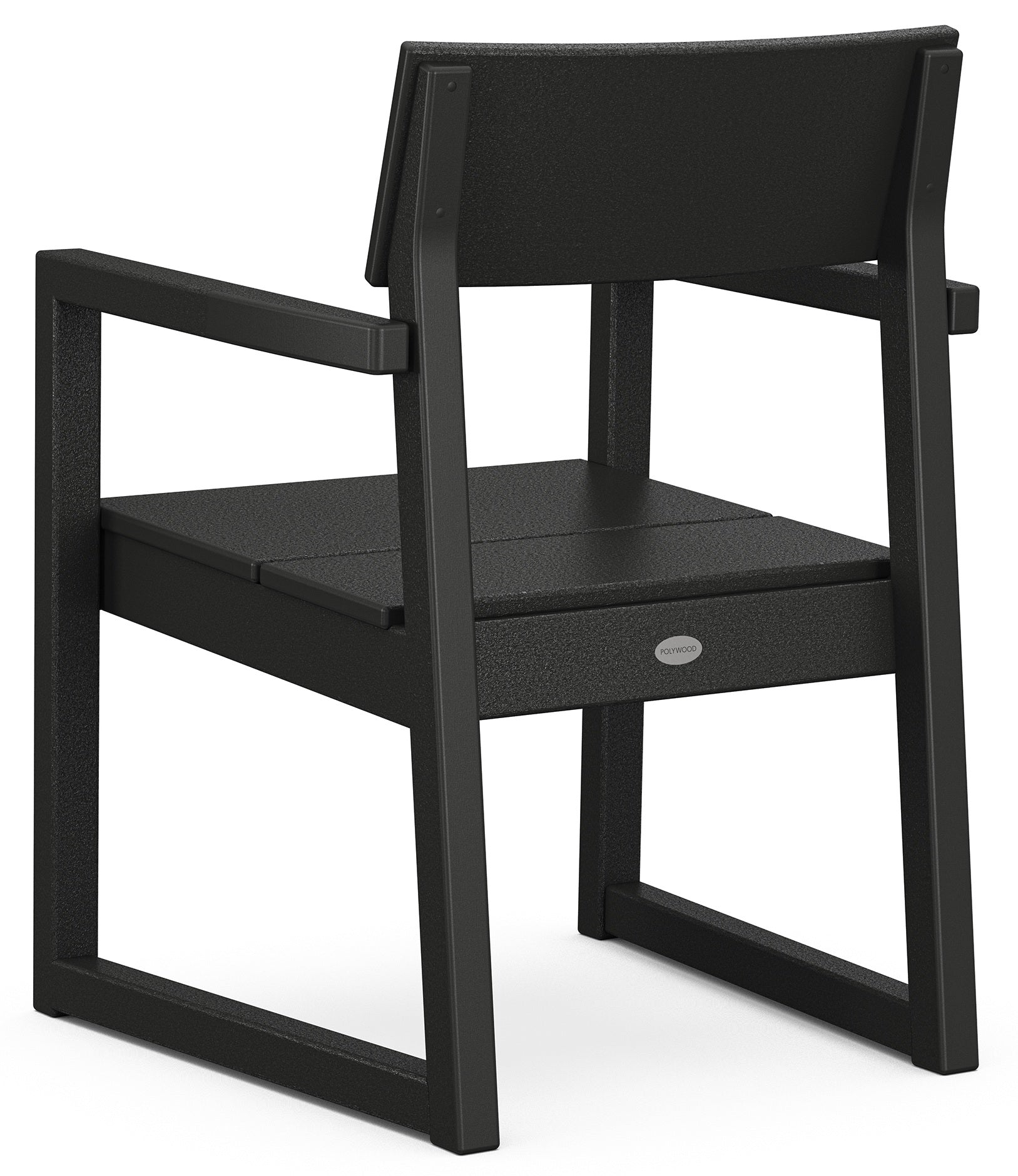 EDGE DINING ARM CHAIR, BLACK