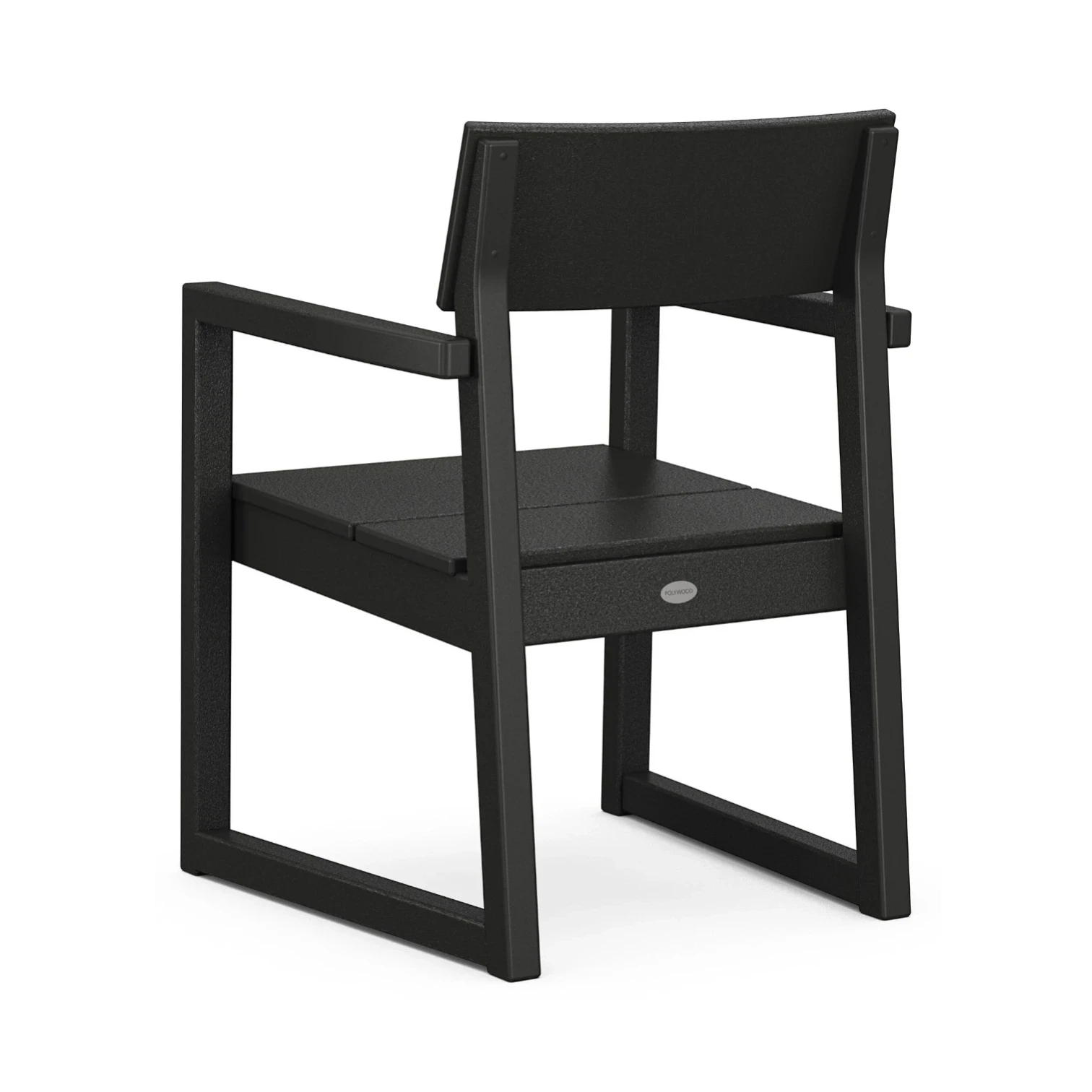 EDGE DINING ARM CHAIR, BLACK