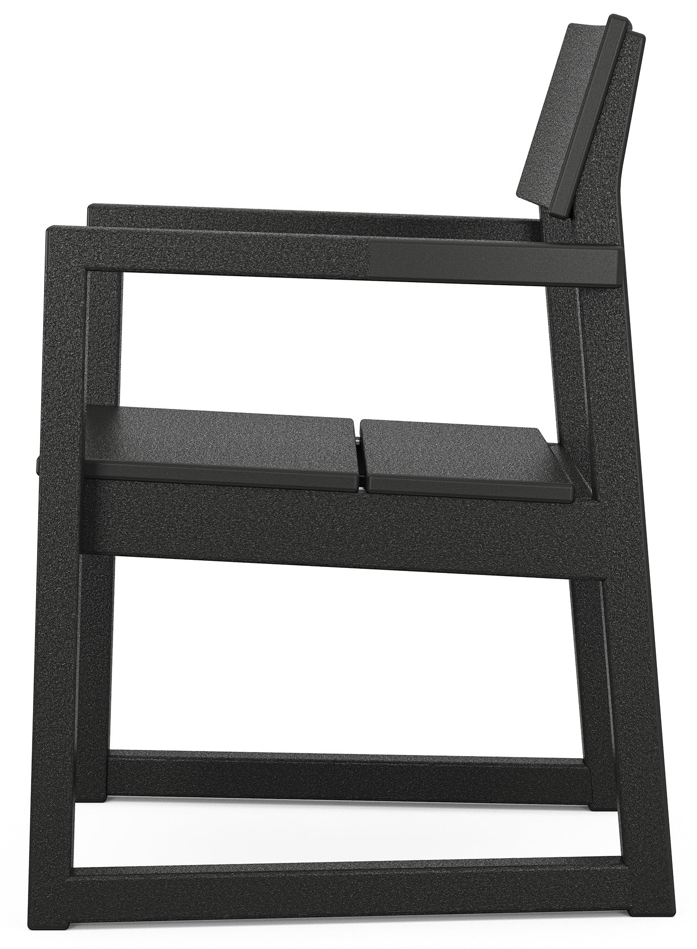 EDGE DINING ARM CHAIR, BLACK