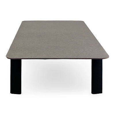 ENZO LARGE RECT. COFFEE TABLE, BELGIAN GREY TOP