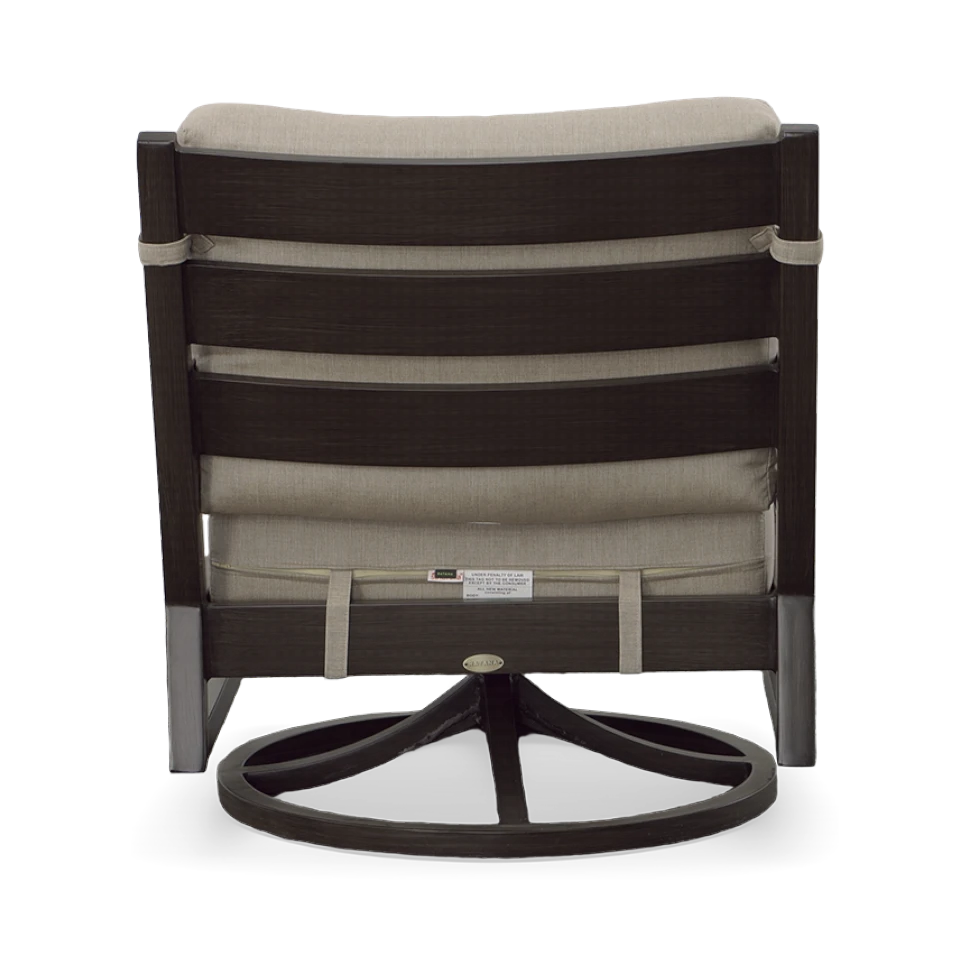 LUCIA SWIVEL LOUNGE CHAIR, ASH GREY