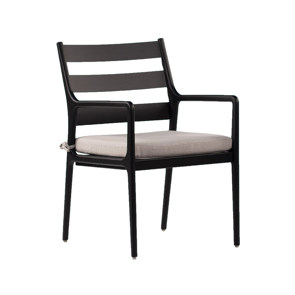 CEDAR CAST DINING ARM CHAIR, RAVEN