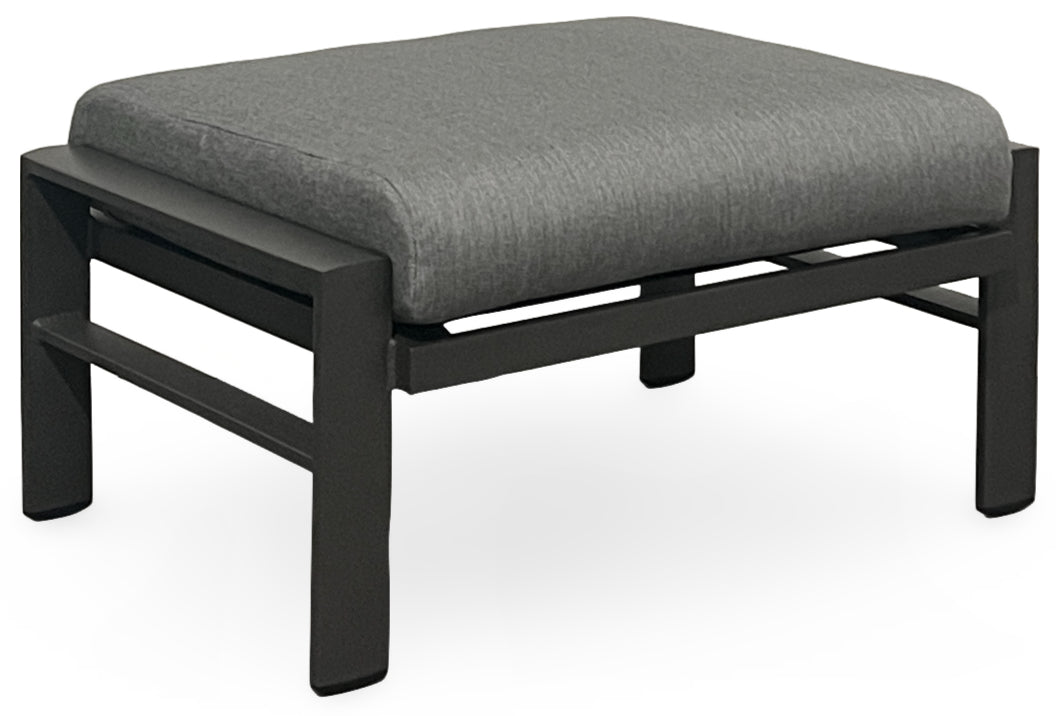 KENZO CUSHION OTTOMAN, PANAMA GRAPHITE