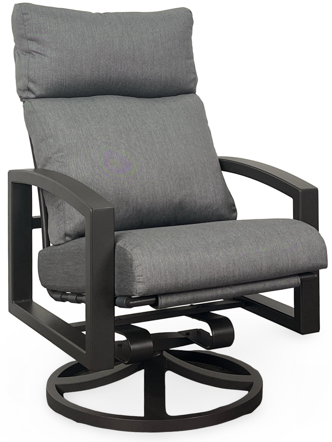 LAKESIDE CUSHION SWIVEL ROCKER, PANAMA GRAPHITE