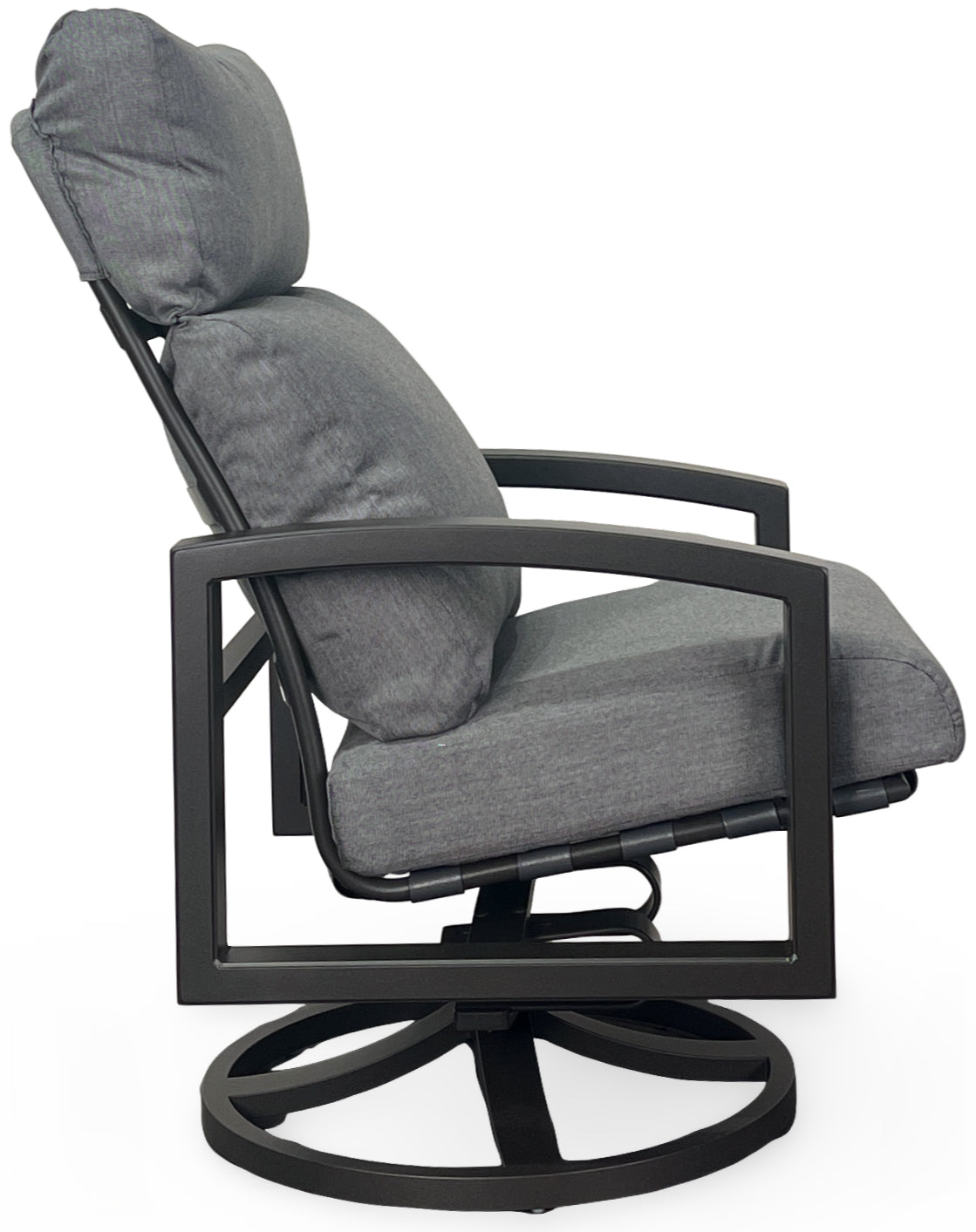 LAKESIDE CUSHION SWIVEL ROCKER, PANAMA GRAPHITE