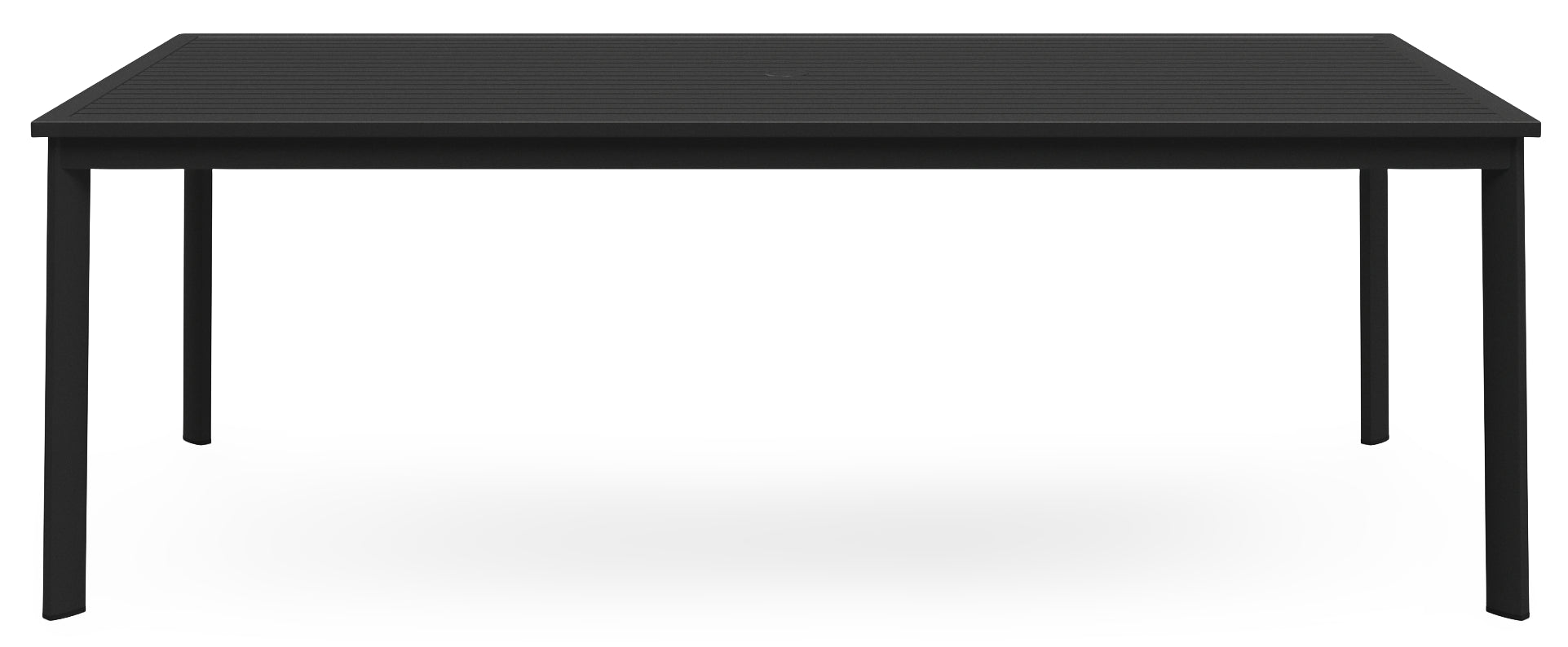 METZ 86.5" DINING TABLE, ALUMINUM TOP