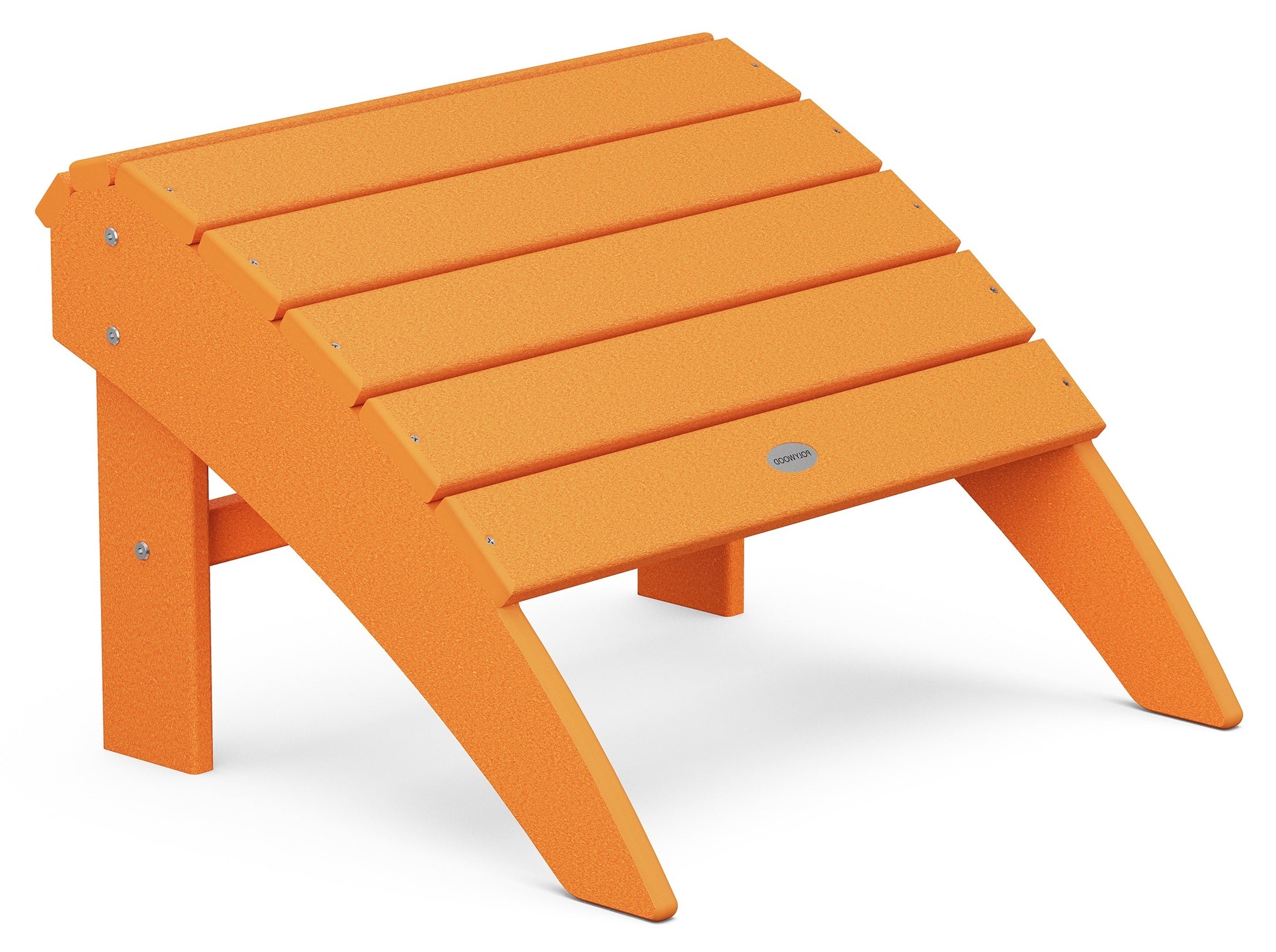 VINEYARD CURVEBACK ADIRONDACK OTTOMAN, TANGERINE