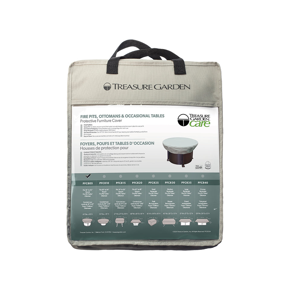 FIRE PIT/COFFEE TABLE PROTECTIVE COVER - 50" RECTANGLE