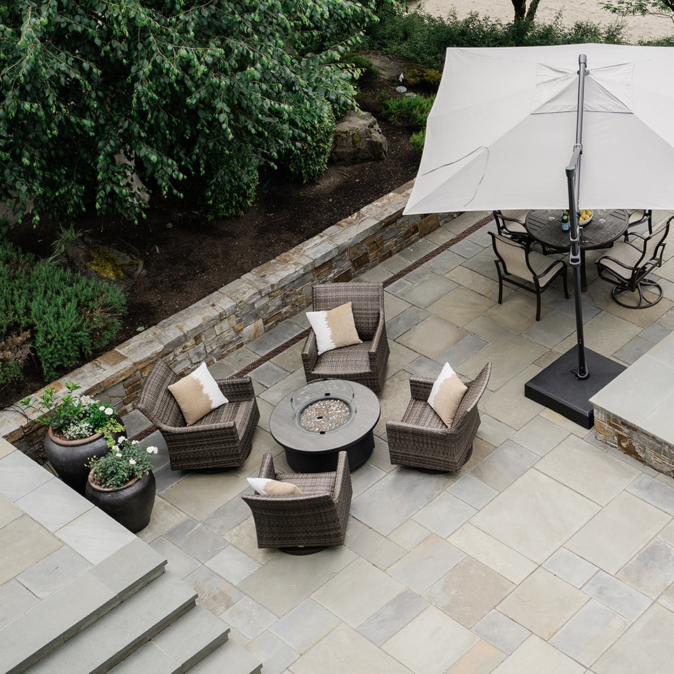 CAPRI 42" ROUND OCCASIONAL HEIGHT FIRE TABLE, URBAN SHIFT