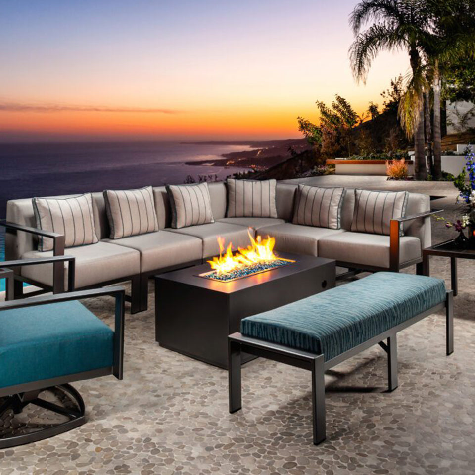 FORMA 25" x 45" OCCASIONAL HEIGHT FIRE TABLE