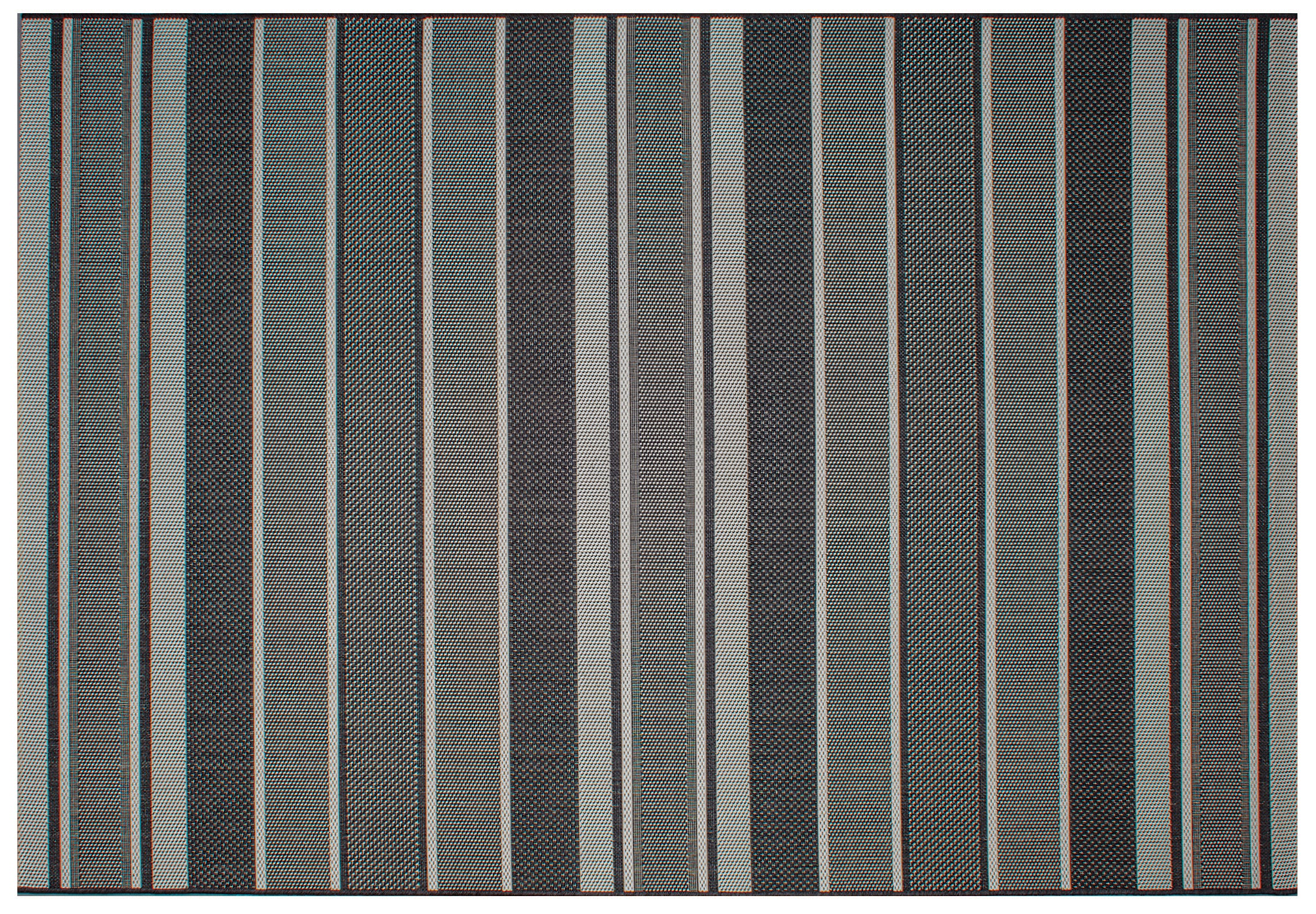 SOHO TEXTURED STRIPE BLACK 5' x 7' RUG