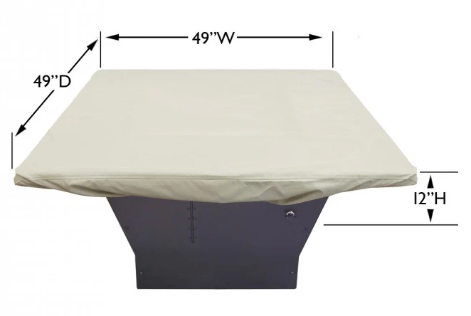 FIRE PIT/COFFEE TABLE PROTECTIVE COVER - 48" SQUARE