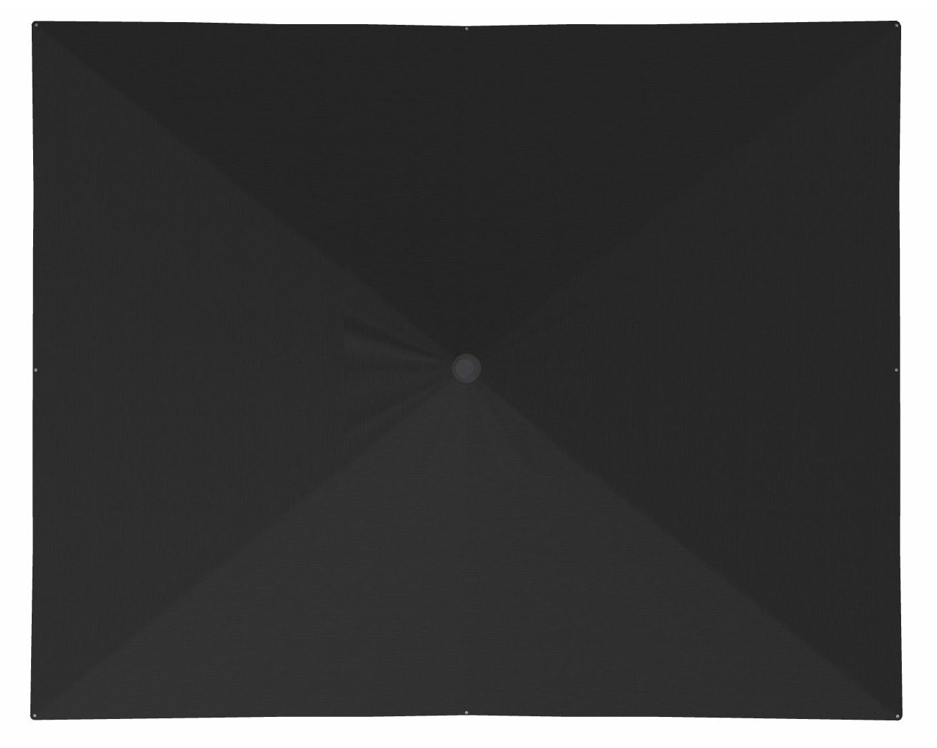 8' x 10' RECTANGLE MARKET UMBRELLA, CANVAS COAL