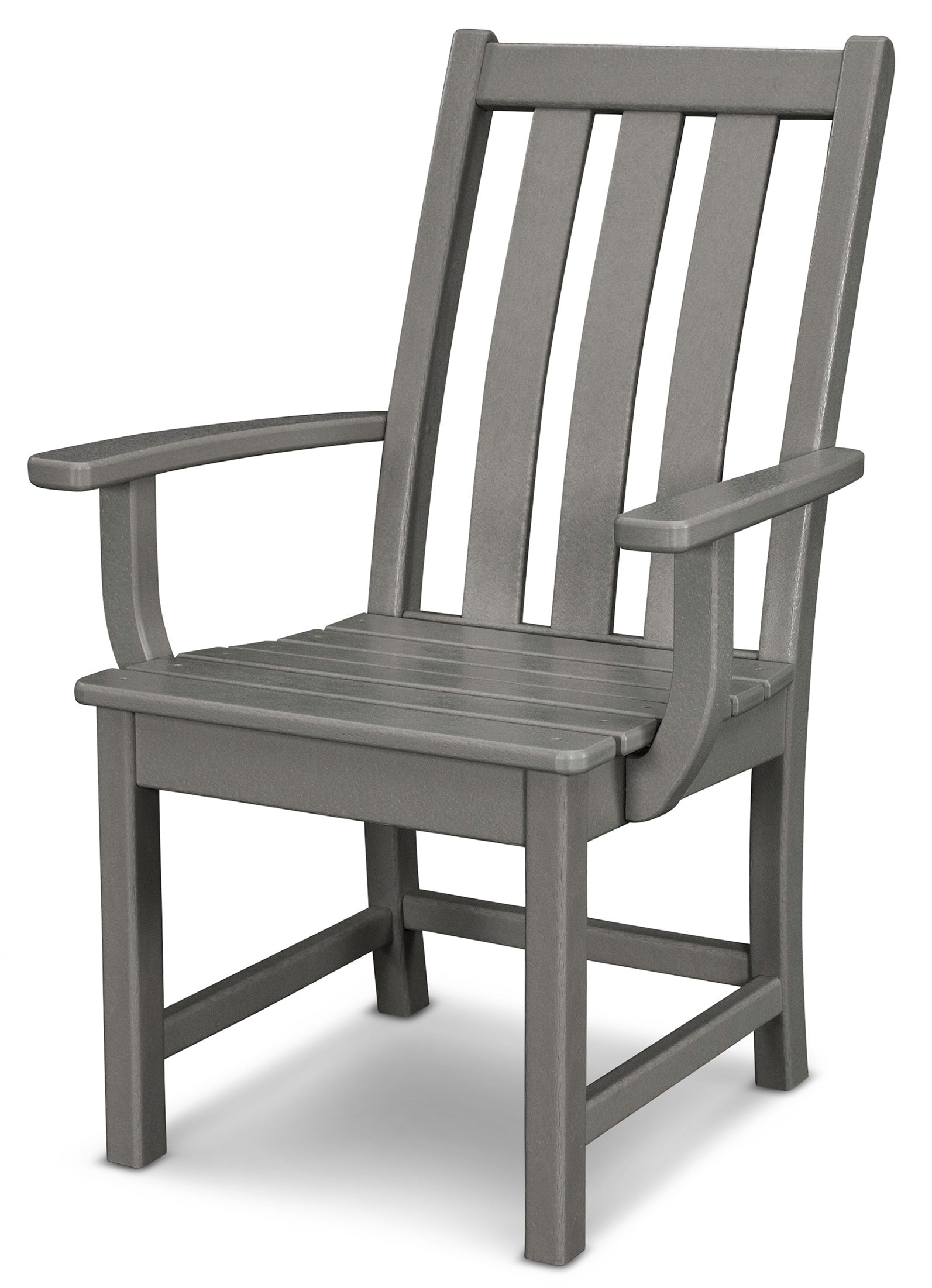 VINEYARD DINING ARM CHAIR, SLATE GREY