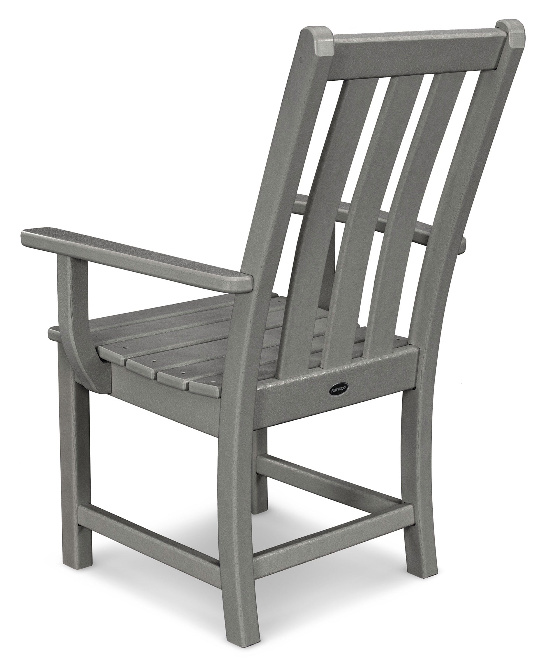 VINEYARD DINING ARM CHAIR, SLATE GREY