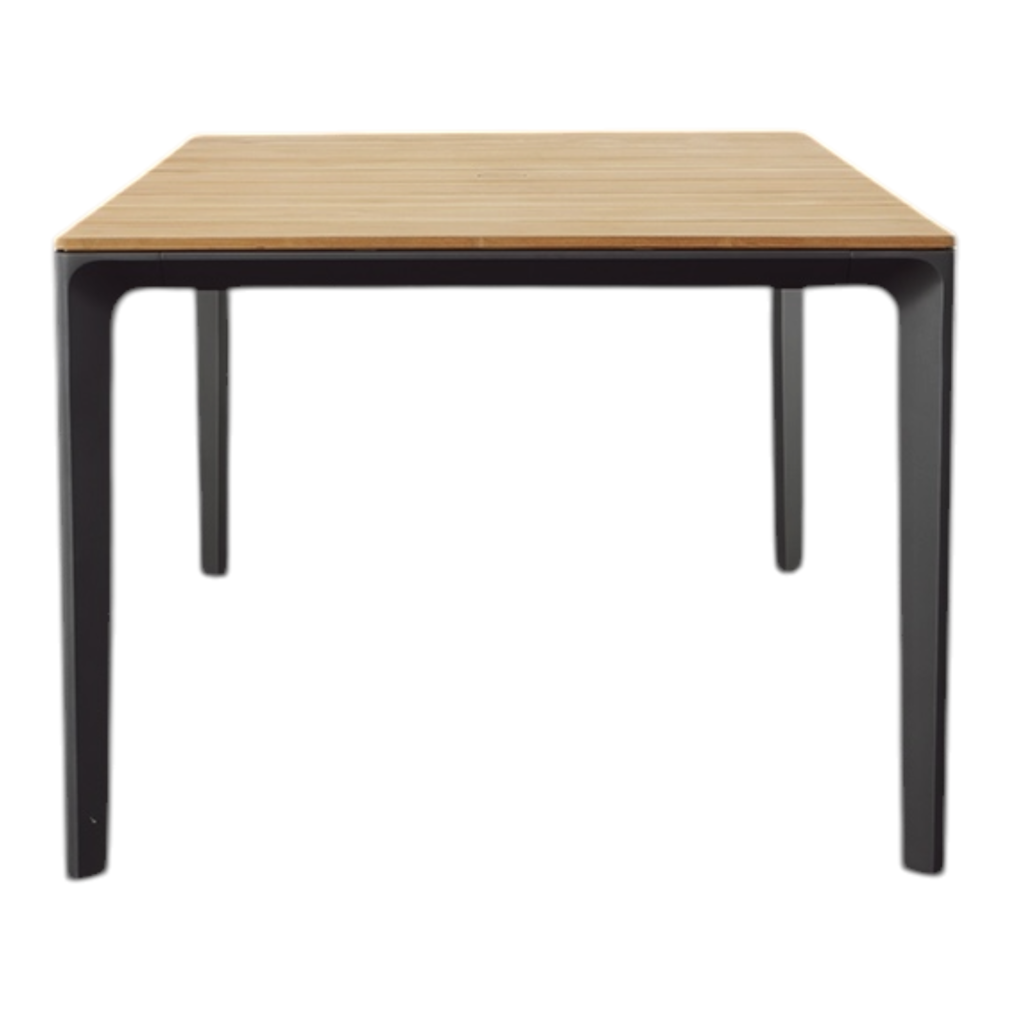 CARVER 67" RECTANGULAR DINING TABLE, TEAK TOP