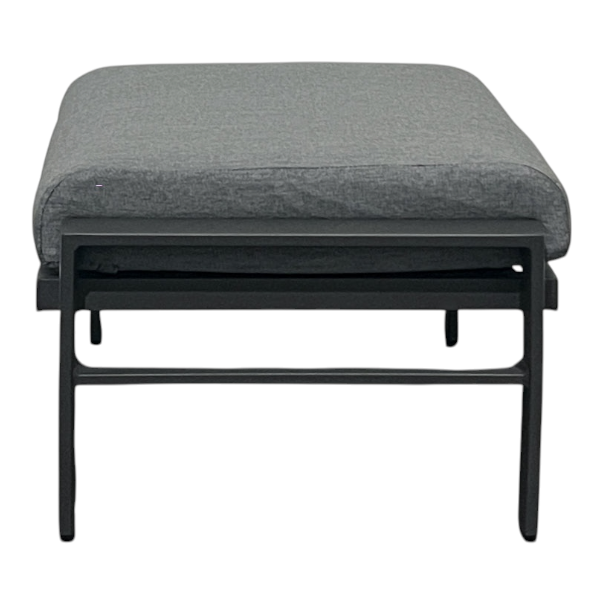 KENZO CUSHION OTTOMAN, PANAMA GRAPHITE