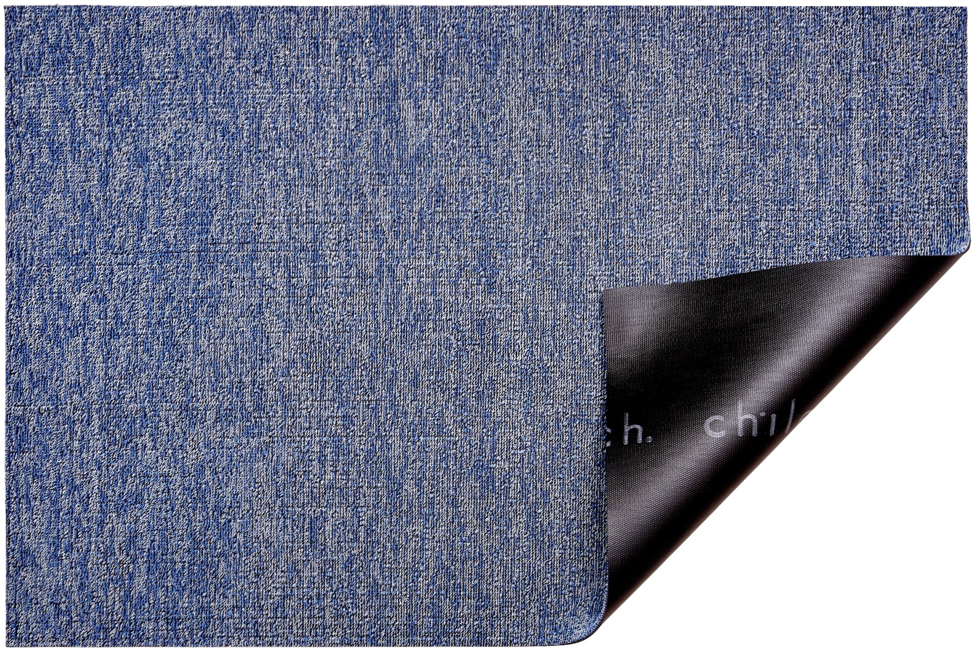 HEATHERED SHAG DOORMAT, CORNFLOWER