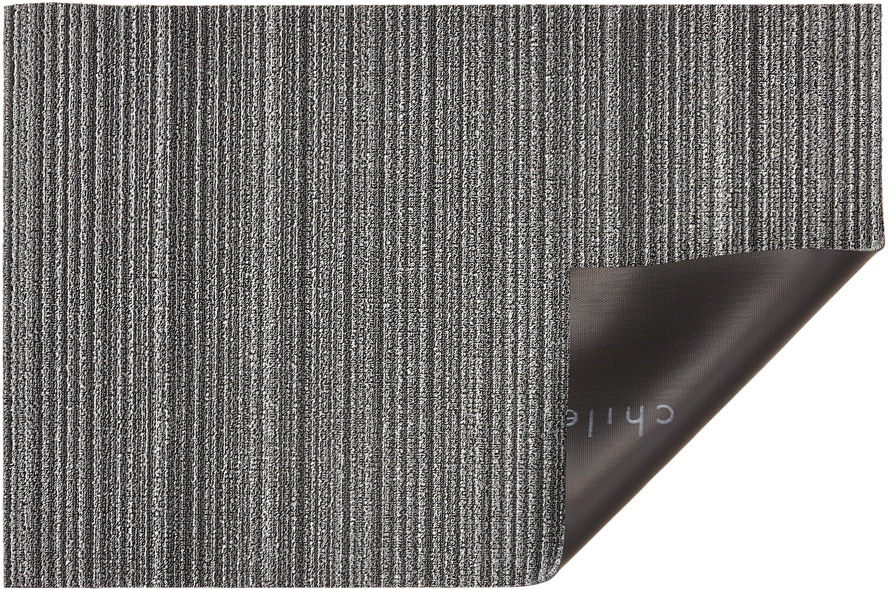 SKINNY STRIPE SHAG UTILITY MAT, SHADOW