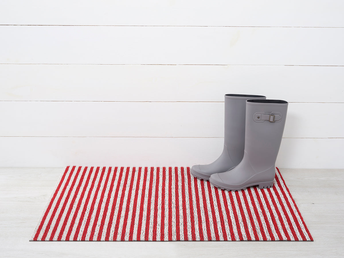 BRETON STRIPE SHAG UTILITY MAT, CANDY