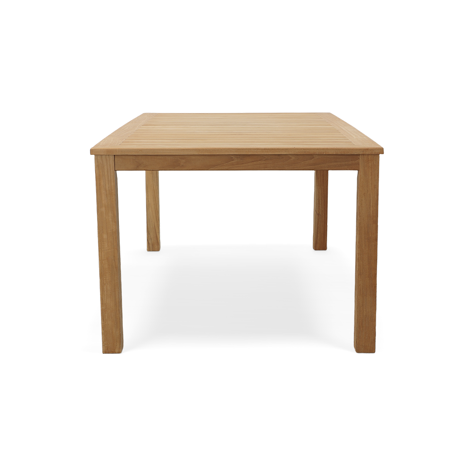 WAINSCOTT 73" TEAK DINING TABLE