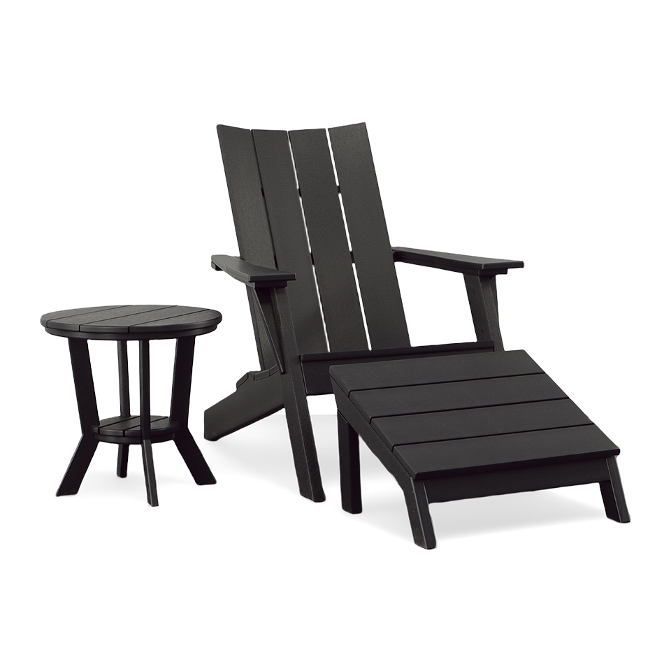 MAD ADIRONDACK CHAIR, BLACK