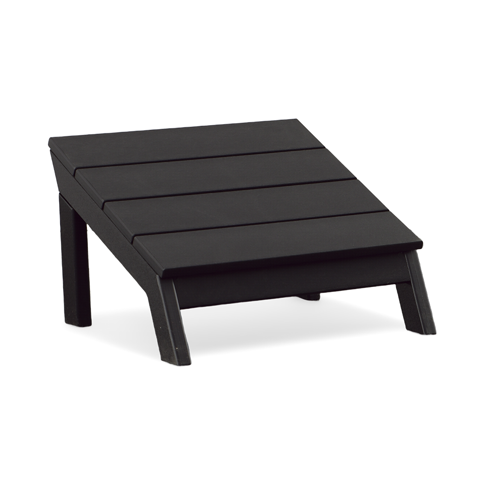 MAD ADIRONDACK OTTOMAN, BLACK