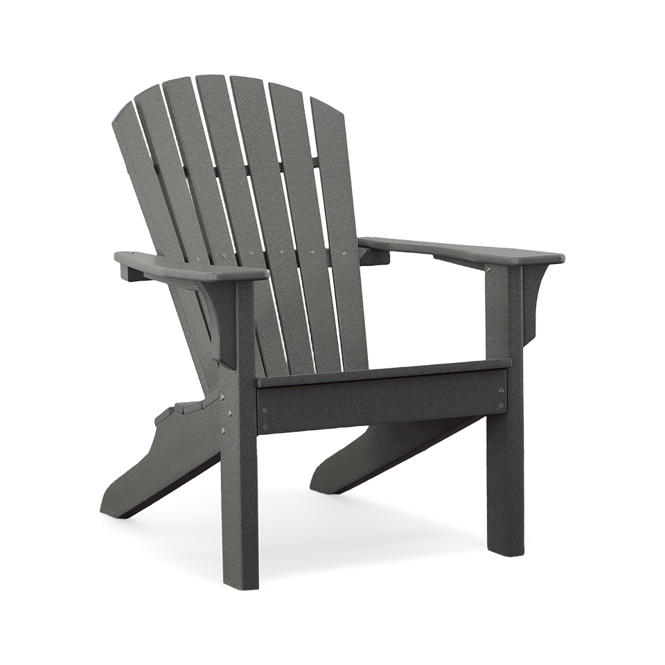 ADIRONDACK SHELLBACK CHAIR, CHARCOAL