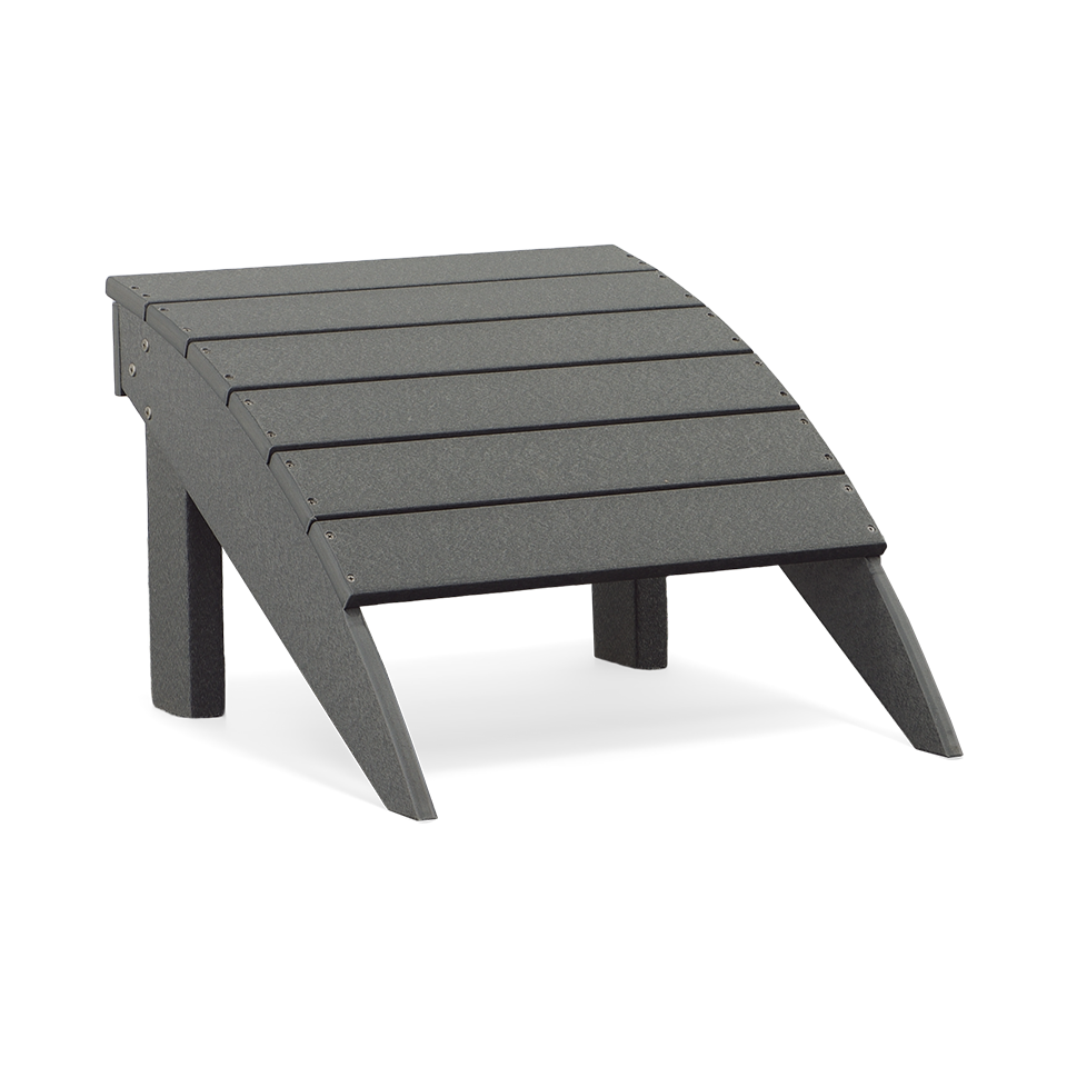 ADIRONDACK OTTOMAN, CHARCOAL