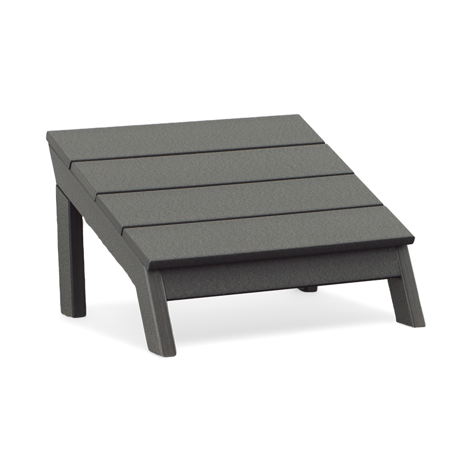 MAD ADIRONDACK OTTOMAN, CHARCOAL