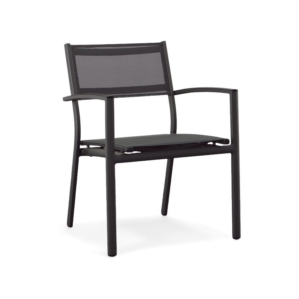 METZ STACKING ARM CHAIR