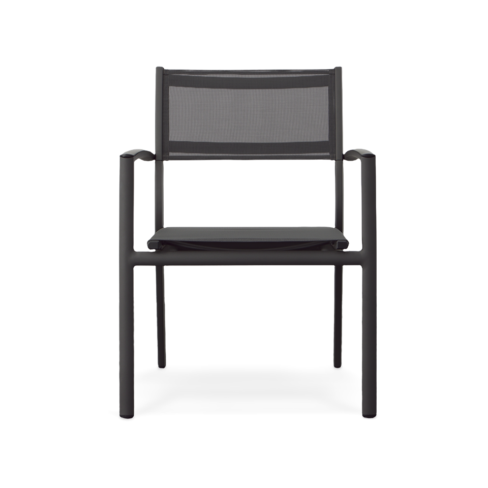 METZ STACKING ARM CHAIR