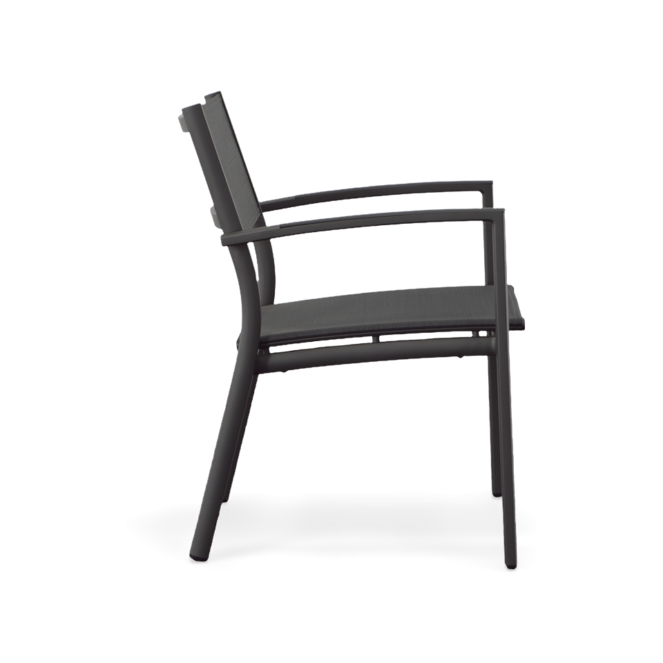 METZ STACKING ARM CHAIR