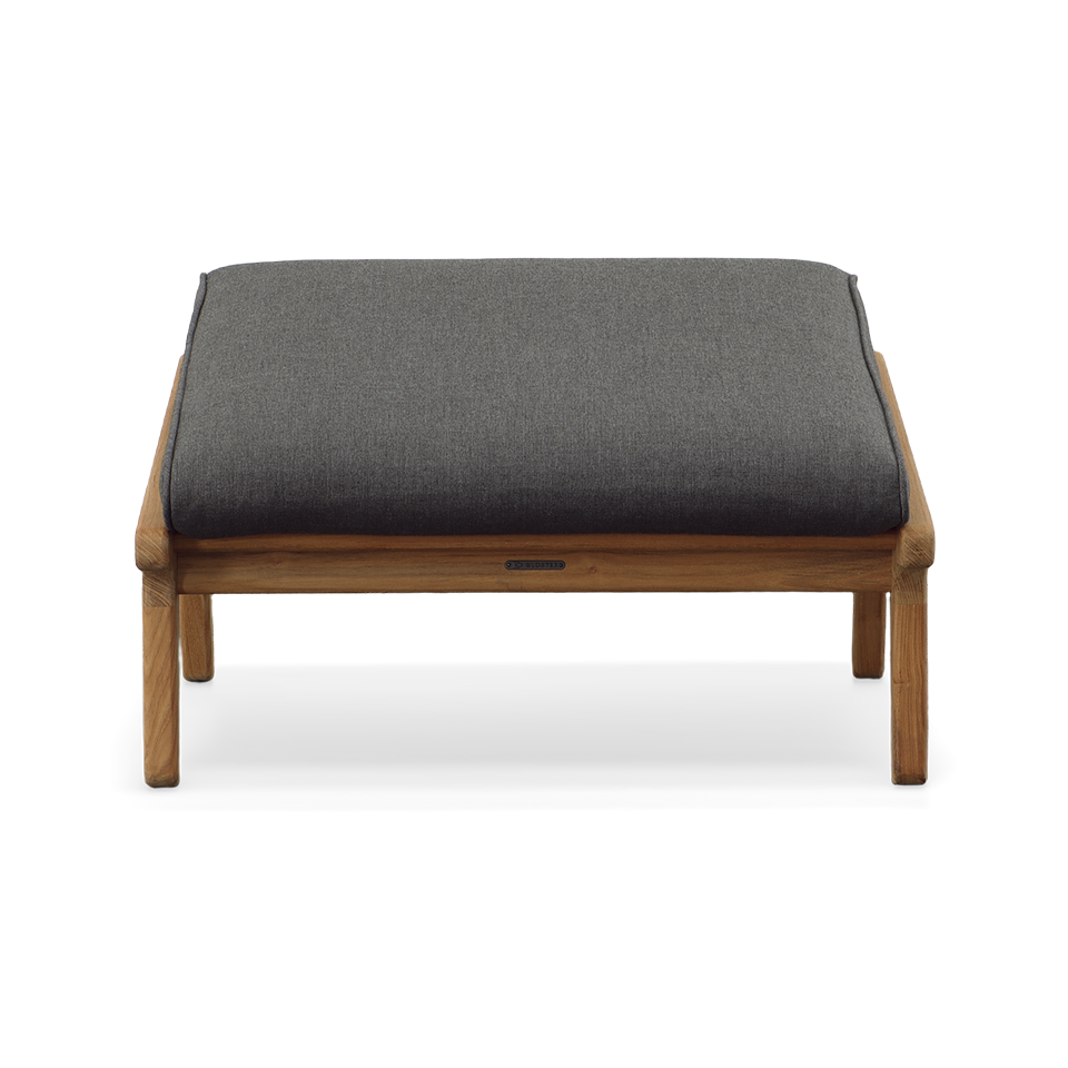 BAY OTTOMAN, CAST CHARCOAL