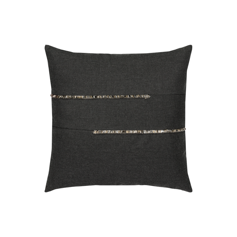 MICRO FRINGE CARBON 20" PILLOW