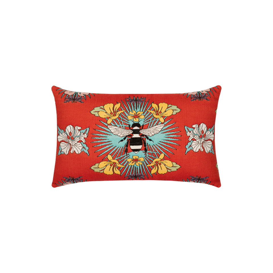 TROPICAL BEE LUMBAR PILLOW