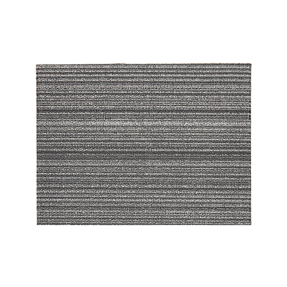 SKINNY STRIPE SHAG UTILITY MAT, SHADOW