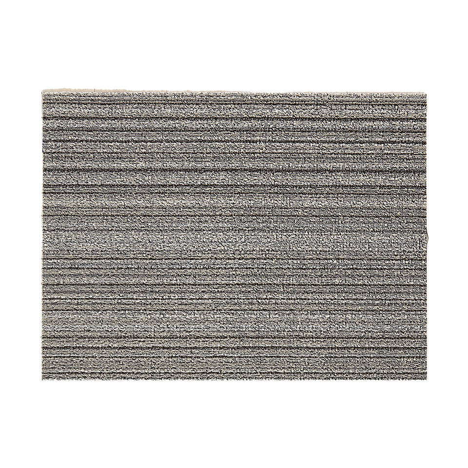 SKINNY STRIPE SHAG MAT, BIRCH