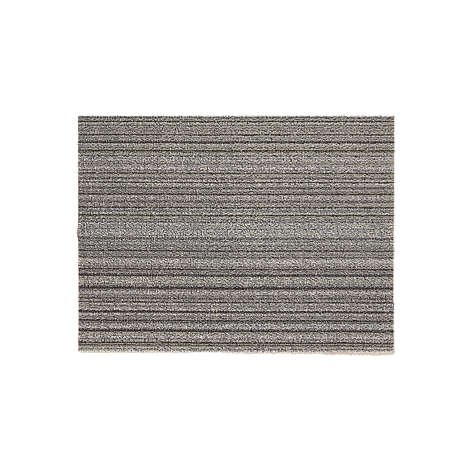 SKINNY STRIPE SHAG DOORMAT, BIRCH